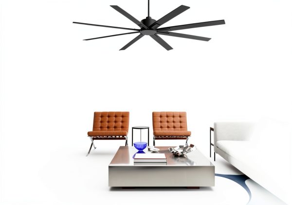 MINKA-AIRE Ceiling Fan Coal Finish High Velocity Remote-3