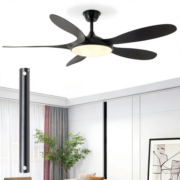 CEPGMNL Ceiling Fan Downrod Metal Adjustable Extension Rod-5
