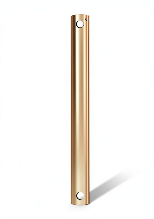 Nianzcy Ceiling Fan Downrod Gold Adjustable Extension Rod-0