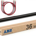 Ceiling Fan Downrod Black ABZ Adjustable Height Remote-0