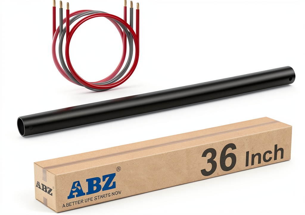 ABZ Ceiling Fan Downrod installed in a living room