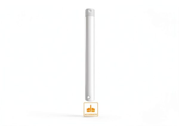 Minka Aire Ceiling Fan Downrod White Sturdy Installation-2