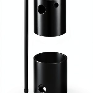 VIHOSE Ceiling Fan Downrod Metal Black 48 Inch-0