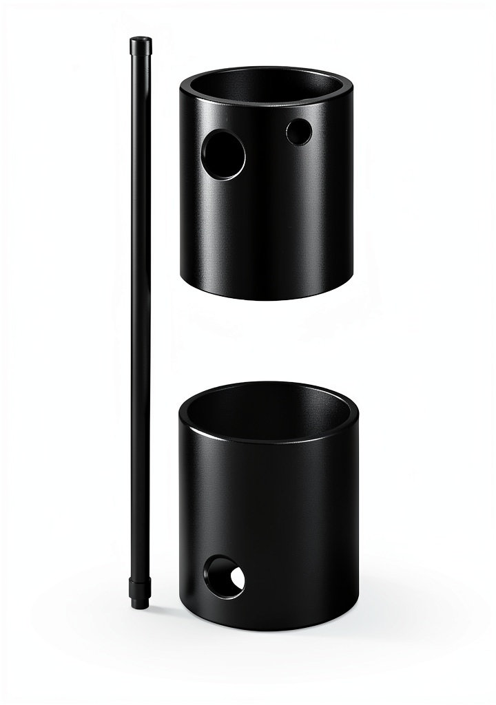VIHOSE ceiling fan downrod installed in a living room