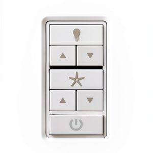 Hunter Ceiling Fan Remote Control Modern White Wall Control-0