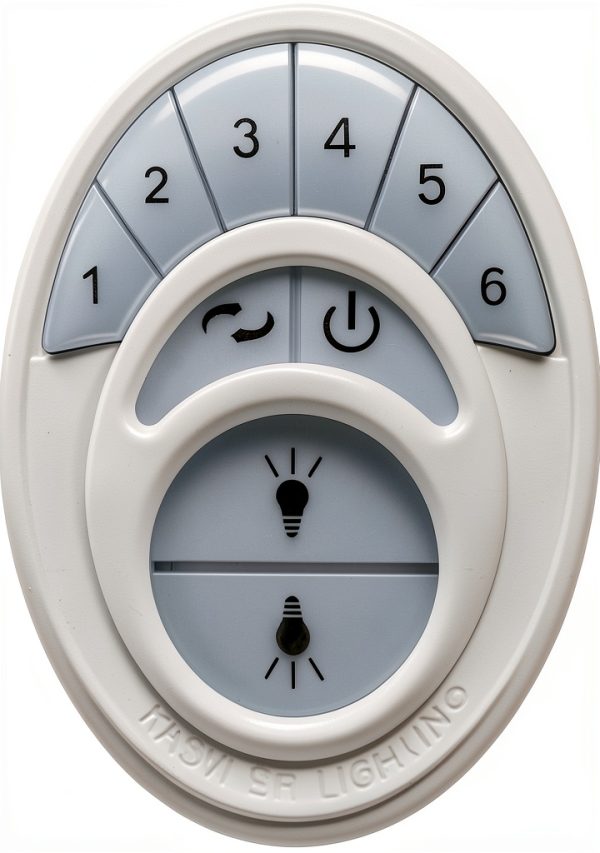Kichler Ceiling Fan Remote Control White Wi-Fi Enabled-1