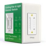 GHome Smart Ceiling Fan Light Switch Voice Control 4-Speed-0