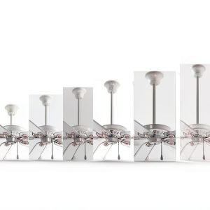 Progress Lighting AirPro Ceiling Fan Downrod Antique Bronze-0