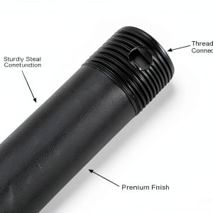 Minka Aire Ceiling Fan Coal Finish Steel Downrod Design-0