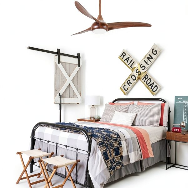 Minka Aire Ceiling Fan White Remote Controlled Bedroom-3