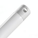 Minka Aire Ceiling Fan Downrod White Sturdy Installation-0