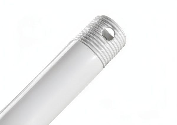 Minka Aire Ceiling Fan Downrod White Sturdy Installation-0