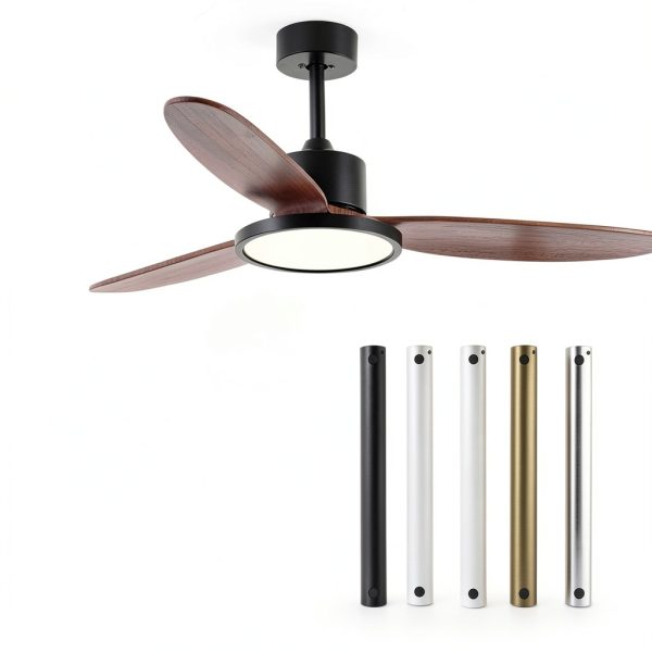 CEPGMNL Ceiling Fan Downrod Metal Adjustable Extension Rod-6