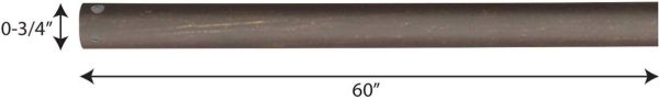 Progress Lighting AirPro Ceiling Fan Downrod Antique Bronze-2