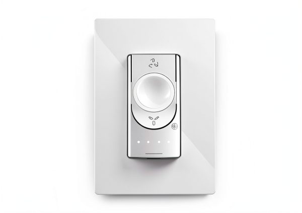 Cync Smart Ceiling Fan Switch Voice Control Wi-Fi White-1