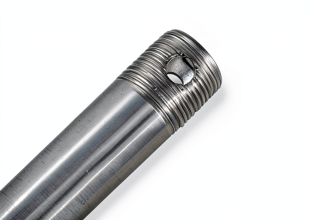 Minka Aire ceiling fan downrod in brushed nickel finish