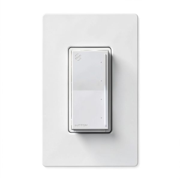 Lutron Sunnata Fan Control White Touch 4 Speed Dimmer-1