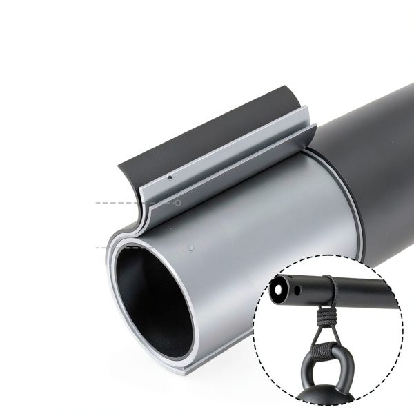 Ceiling Fan Downrod Matte Black Stainless Steel Haipeel-2