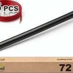 Ceiling Fan Downrod Matte Black Stainless Steel Haipeel-0