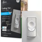 Cync Smart Ceiling Fan Switch Voice Control Wi-Fi White-0