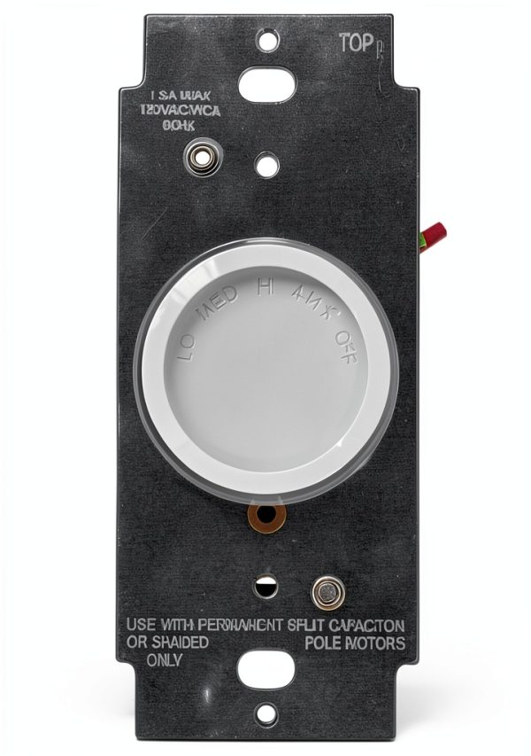 Leviton Ceiling Fan Control Rotary Switch White Easy Install-0