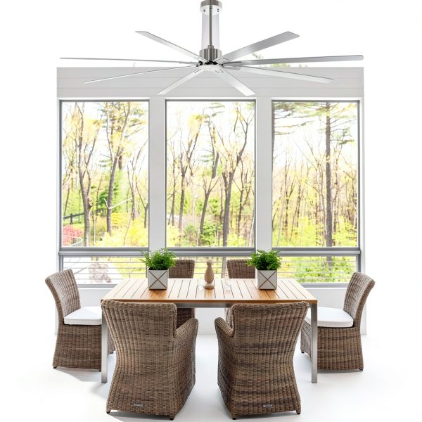 Minka Aire Ceiling Fan Downrod Brushed Nickel Transitional-3