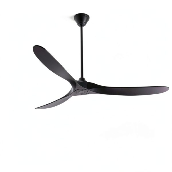 Eliora Black Ceiling Fan Outdoor Large Room Cooling-5