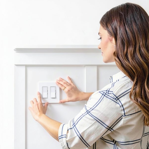 Lutron Fan Control Switch White Manual 3‑Speed for Indoor-5