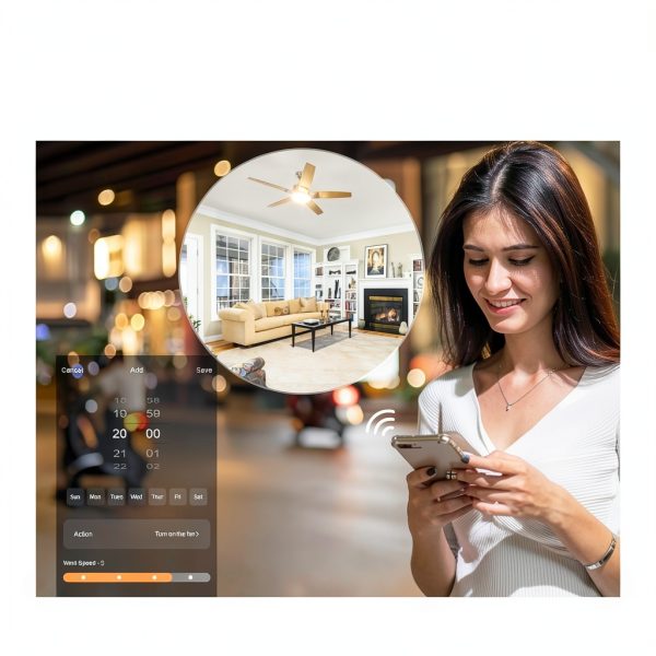 Smart Fan Light Switch Lightinginside 4-Speed Dimmer-7
