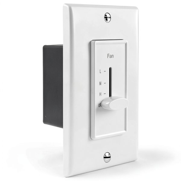 ENERLITES 3 Speed Fan Switch White 1 Pack-1