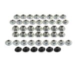 1967 C3 Corvette Emblem Speed Nut Kit MidAmerica Motorworks 46‑Piece-0