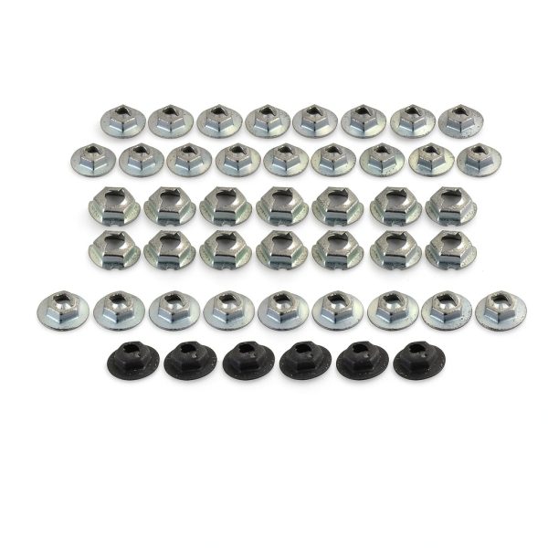 1967 C3 Corvette Emblem Speed Nut Kit MidAmerica Motorworks 46‑Piece-0