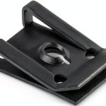 Spring Type U Nut #8 by Clipsandfasteners, Black Phosphate Finish-0