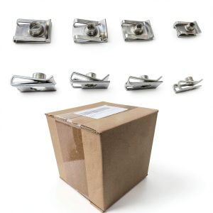 M4 M5 M6 M8 304 SS Chimney Nuts & Spire Clips – Zhoushi World 160pcs-0