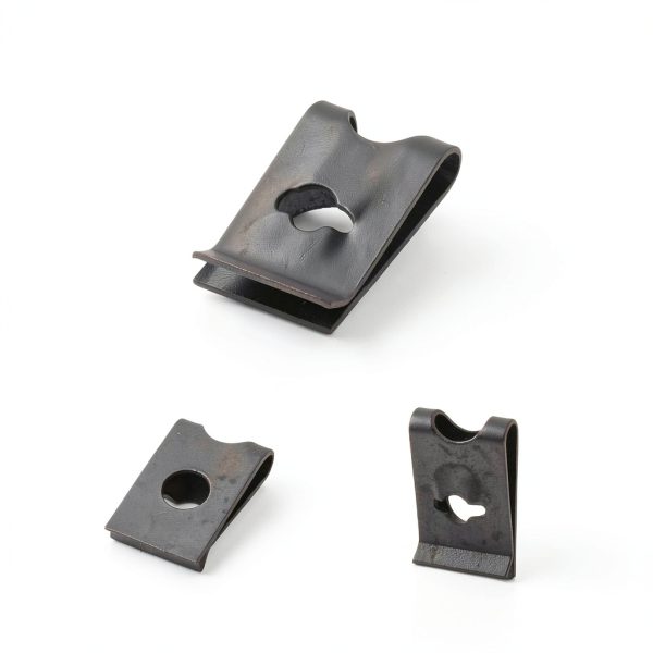uxcell M4/ ST4.2 and M5/ST4.8 65Mn Spring Steel Speed Clip Fastener Extruded U Nuts, Black, Pack of 50-4
